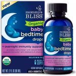 Mommy's Bliss Organic Baby Bedtime Drops + Overnight Immunity Support*， Promotes Restful Night， Melatonin Free， Age 4 Month+， 2 Fl Oz